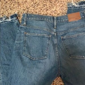 Madewell high-rise slim boyfriend jeans